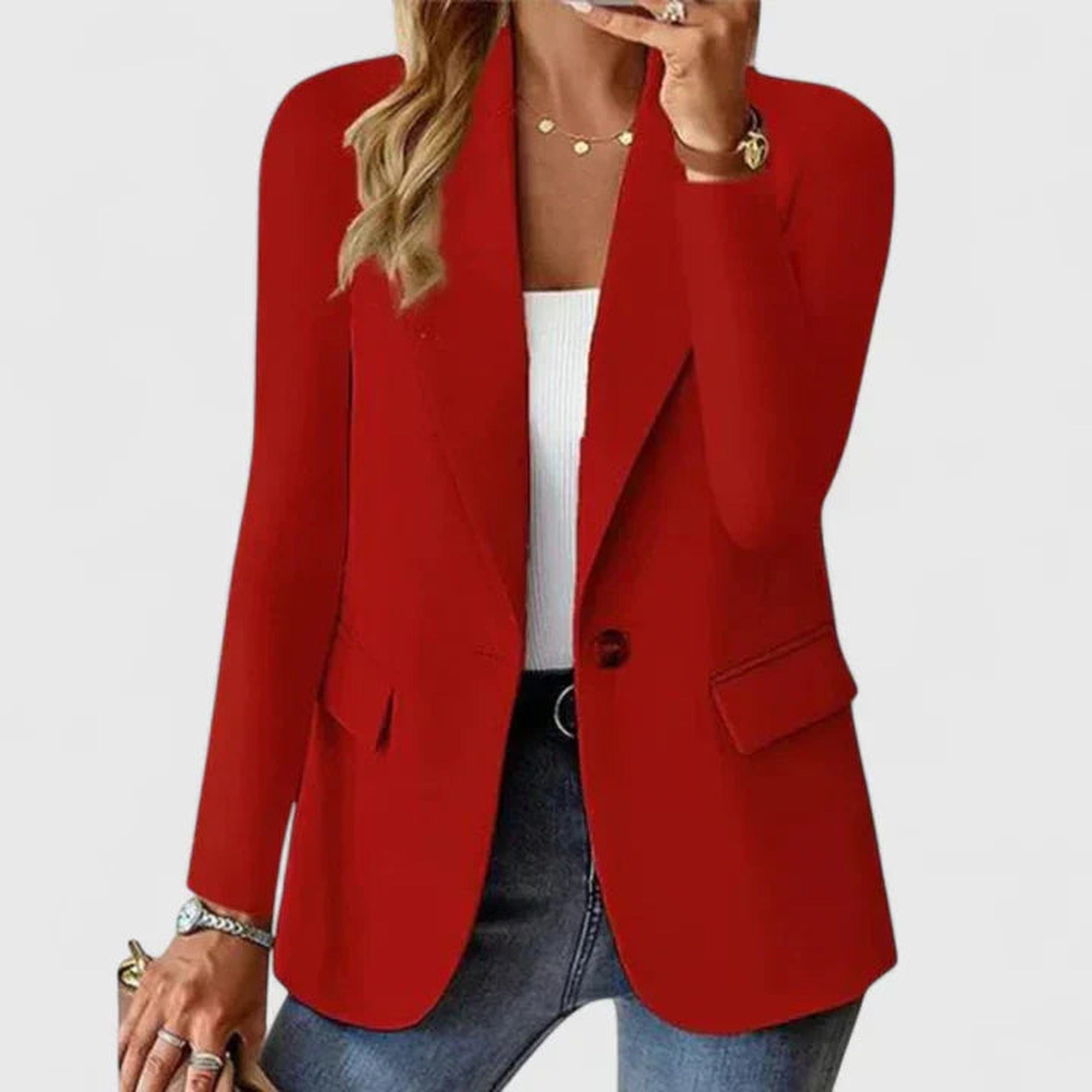 Alice | Elegant Blazer - Red