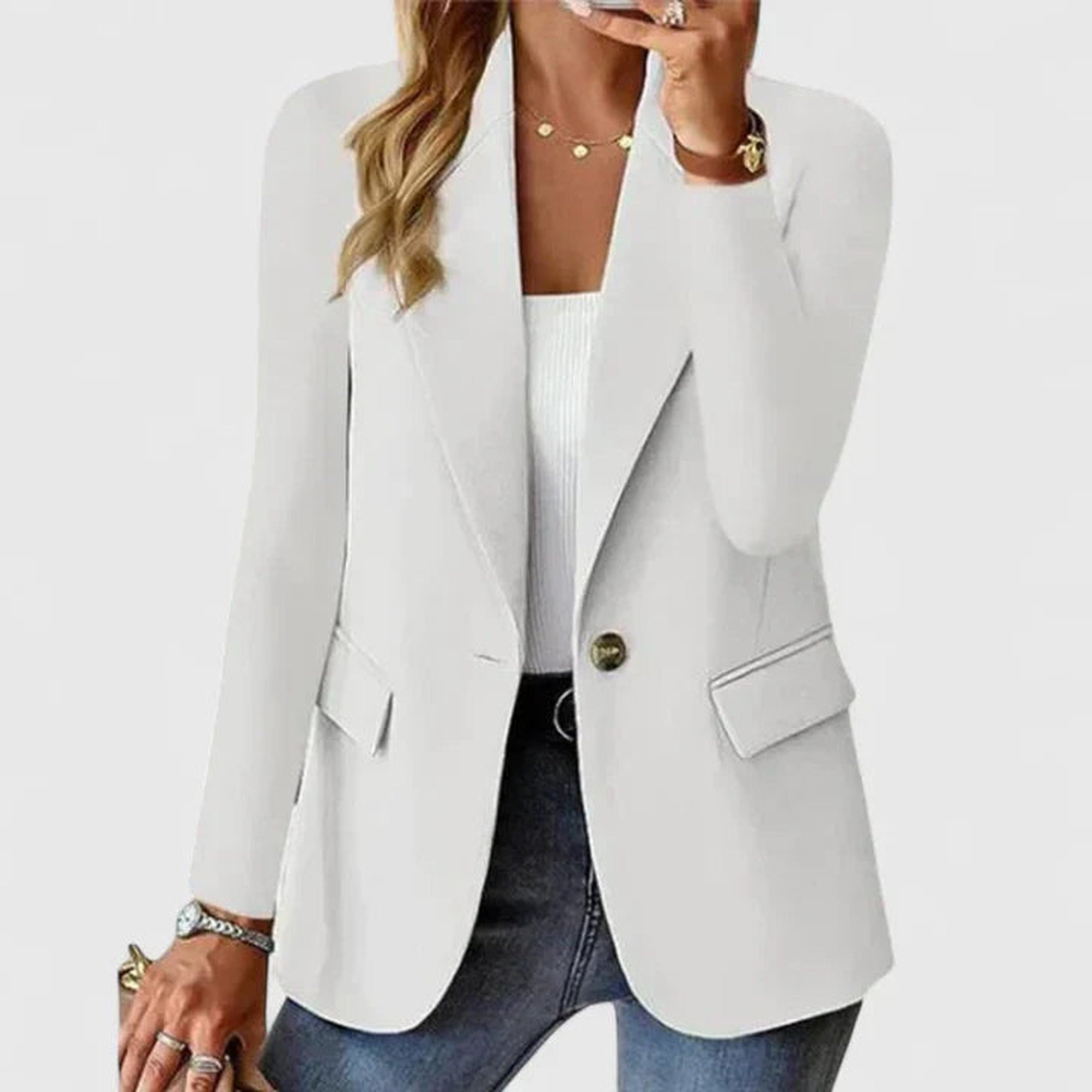 Sofia | Elegant Blazer - White
