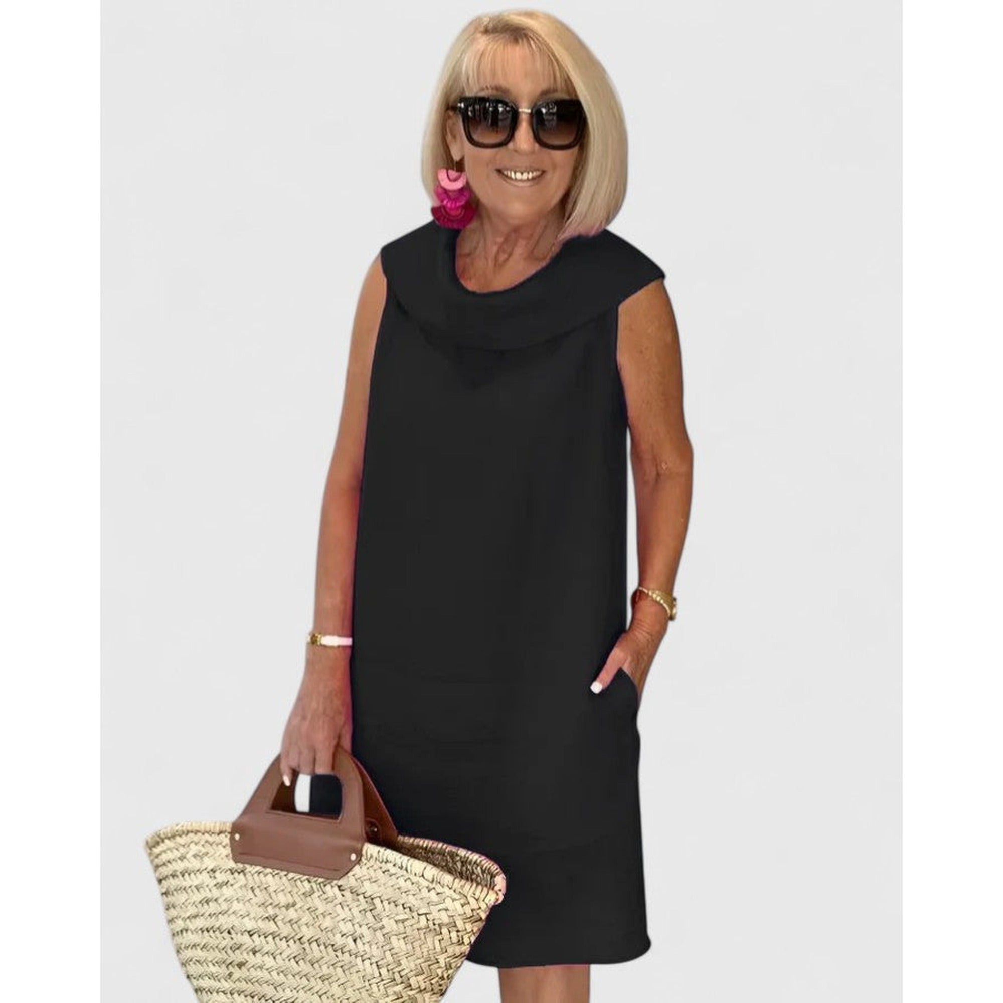 Vicky | Elegant Dress - Black