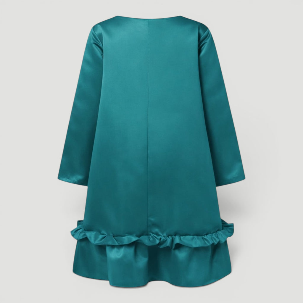 Ellmont London | Women’s Satin Dress Elegant Evening Slim Fit