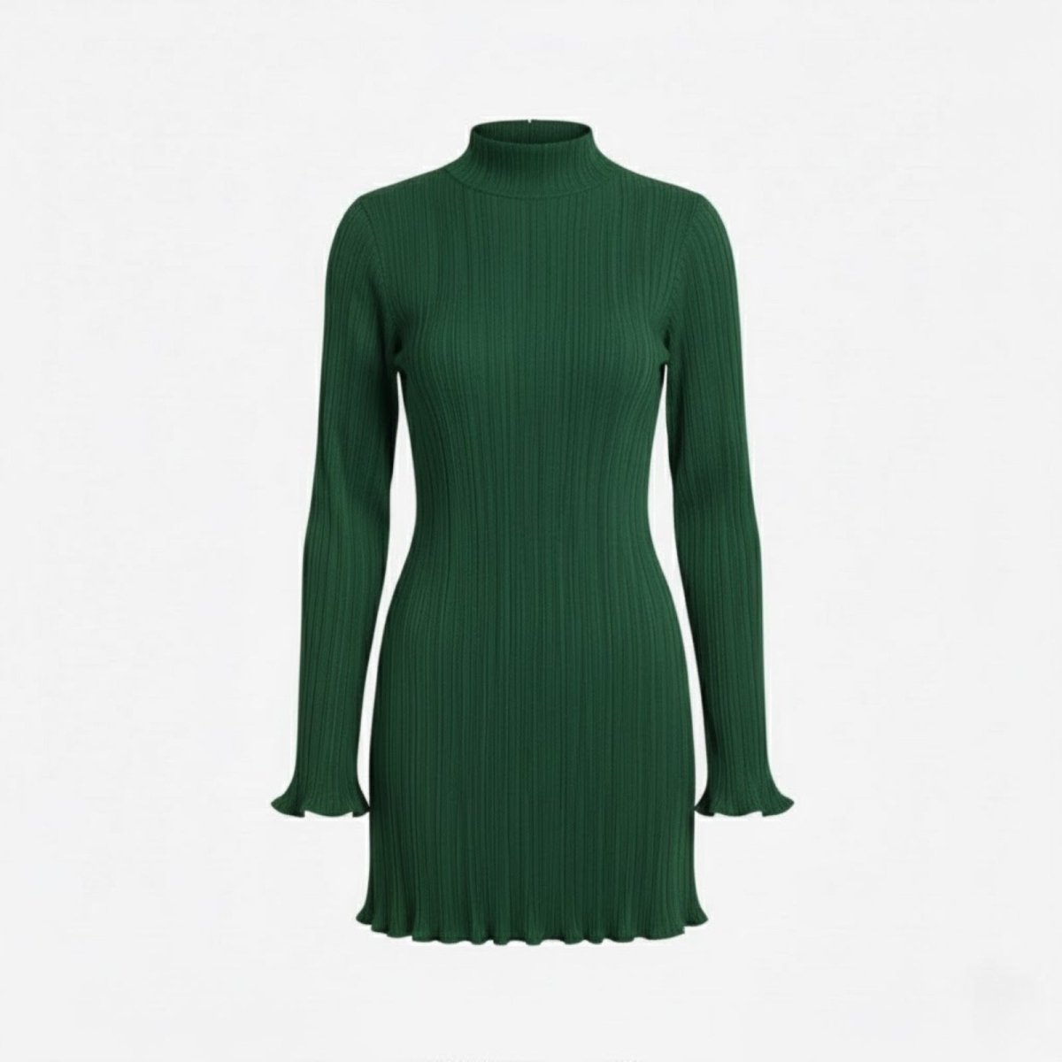 Ellmont London | Women’s Bodycon Knit Mini Dress Long Sleeve