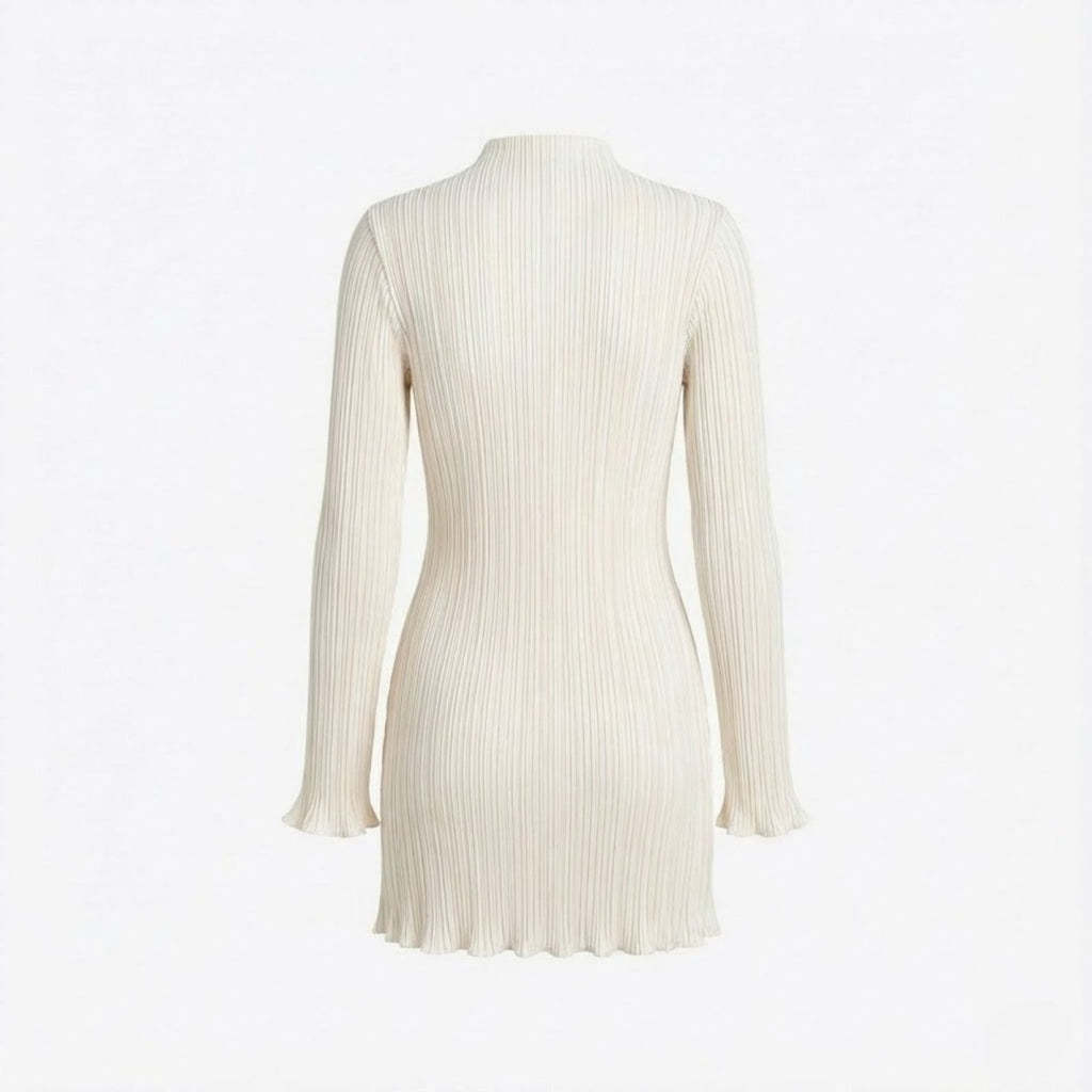 Ellmont London | Women’s Bodycon Knit Mini Dress Long Sleeve