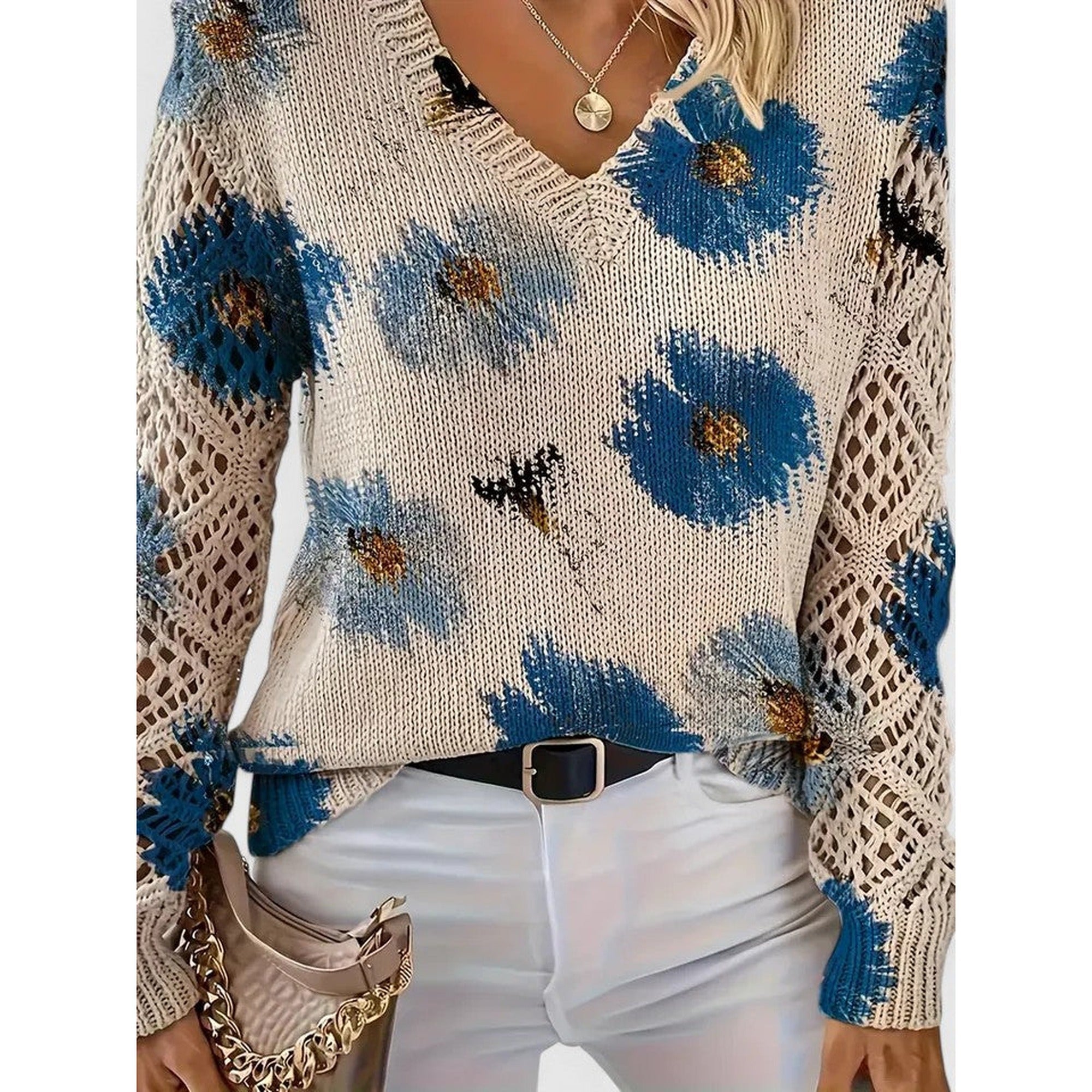 Winnie | Elegant Cardigan - Blue