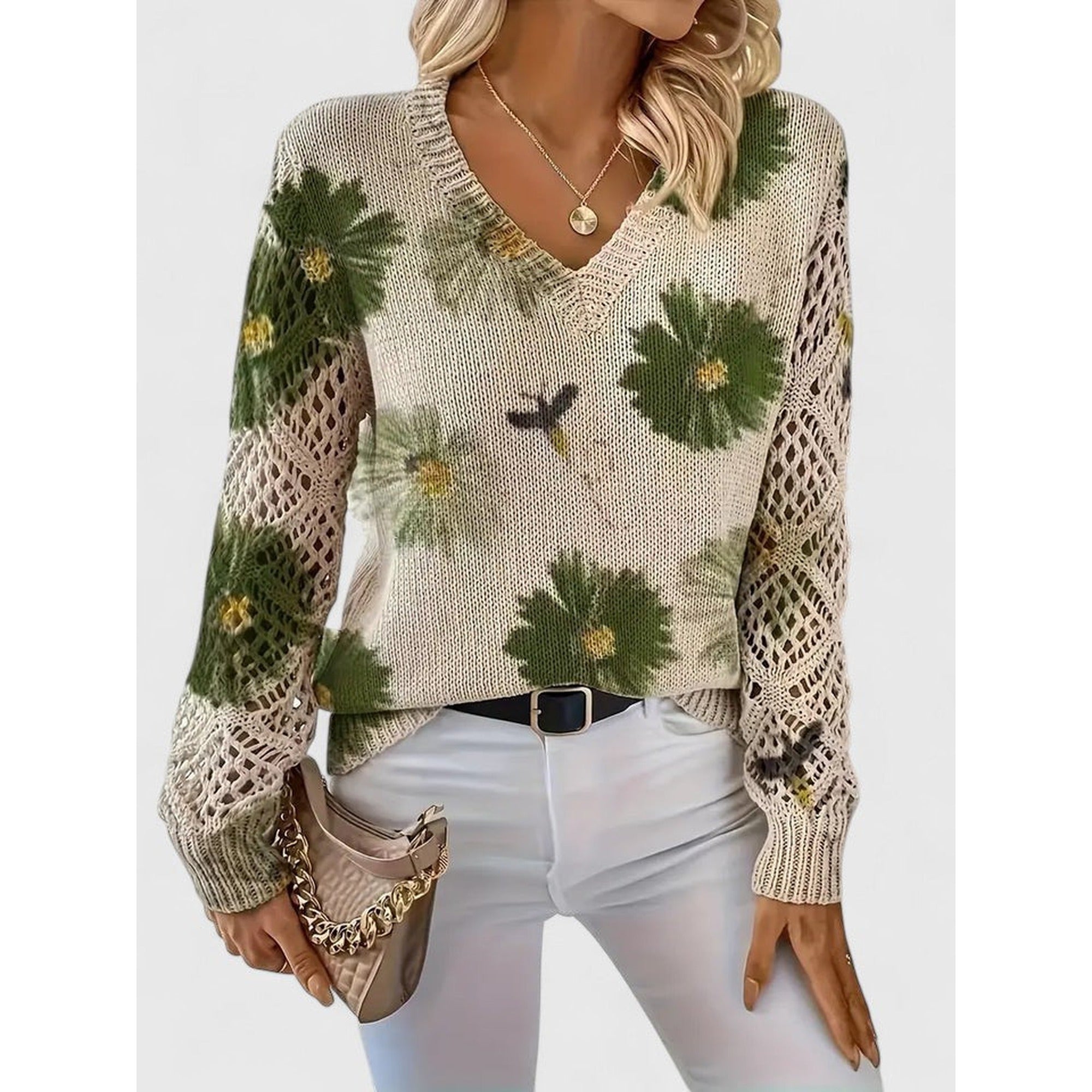 Winnie | Elegant Cardigan - Green