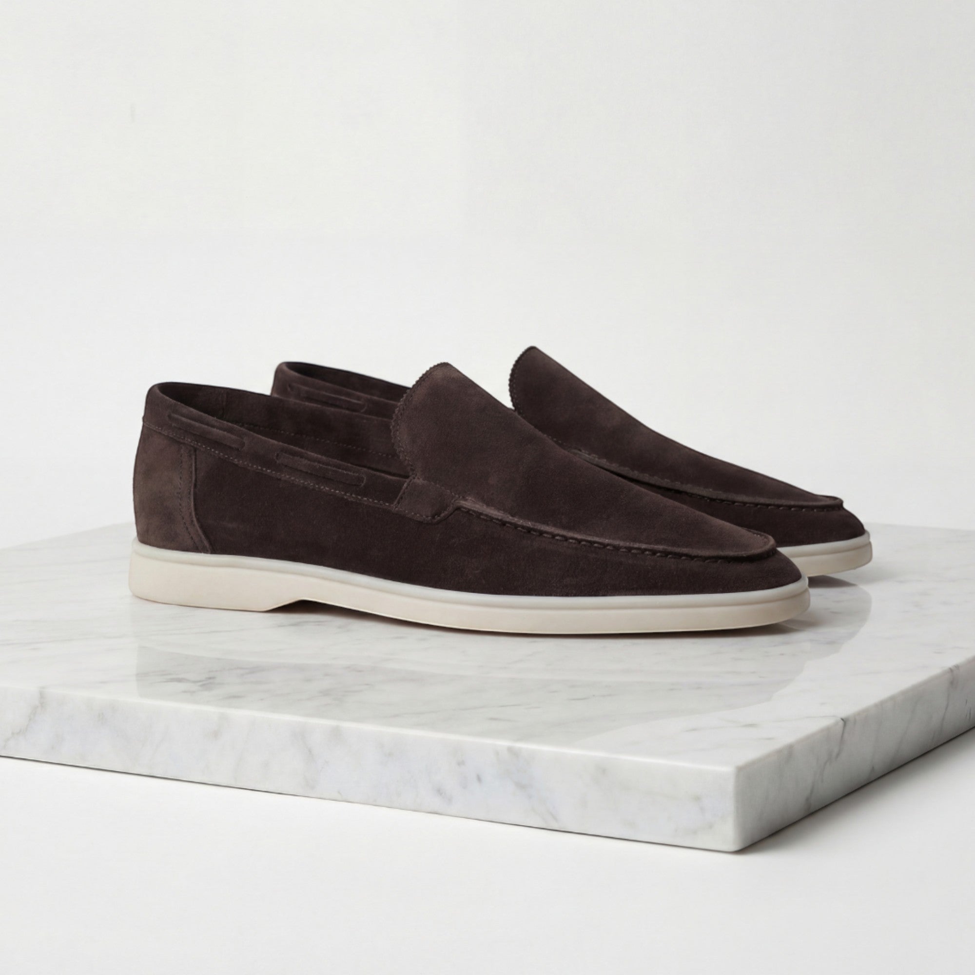 Ellmont London | Men's Comfortable Suede Dress Loafers