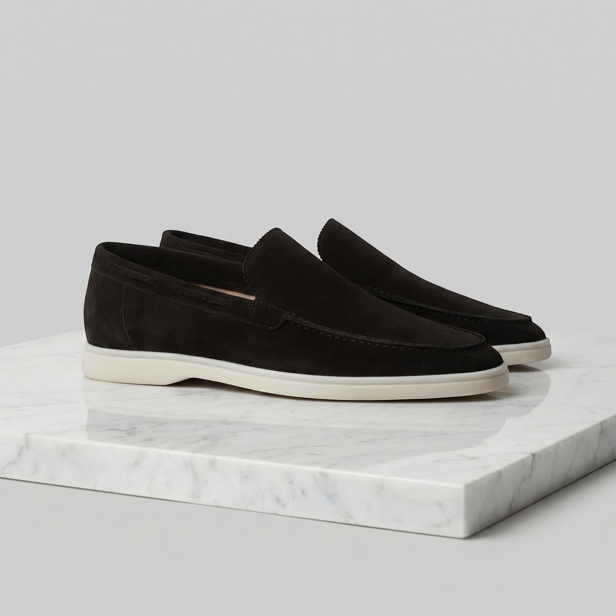 Ellmont London | Men's Comfortable Suede Dress Loafers