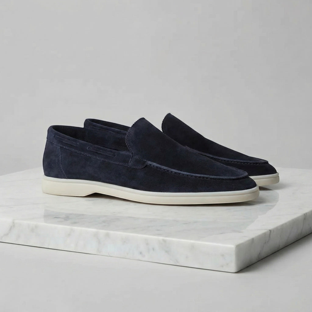 Ellmont London | Men's Comfortable Suede Dress Loafers