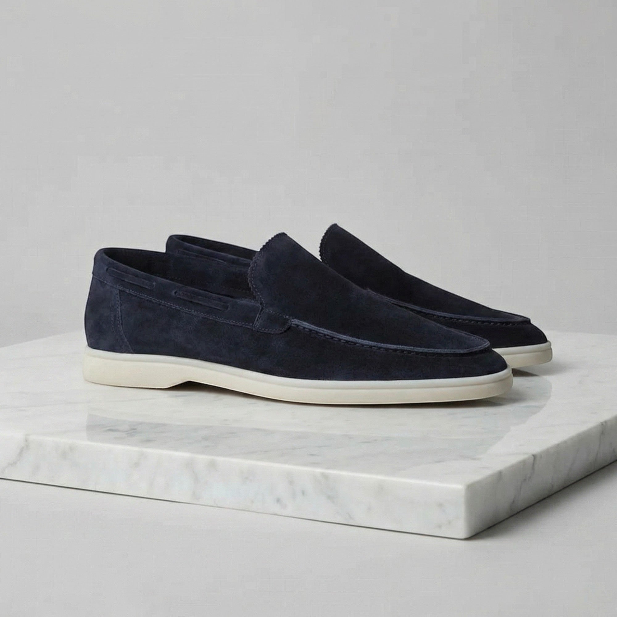 Ellmont London | Men's Comfortable Suede Dress Loafers
