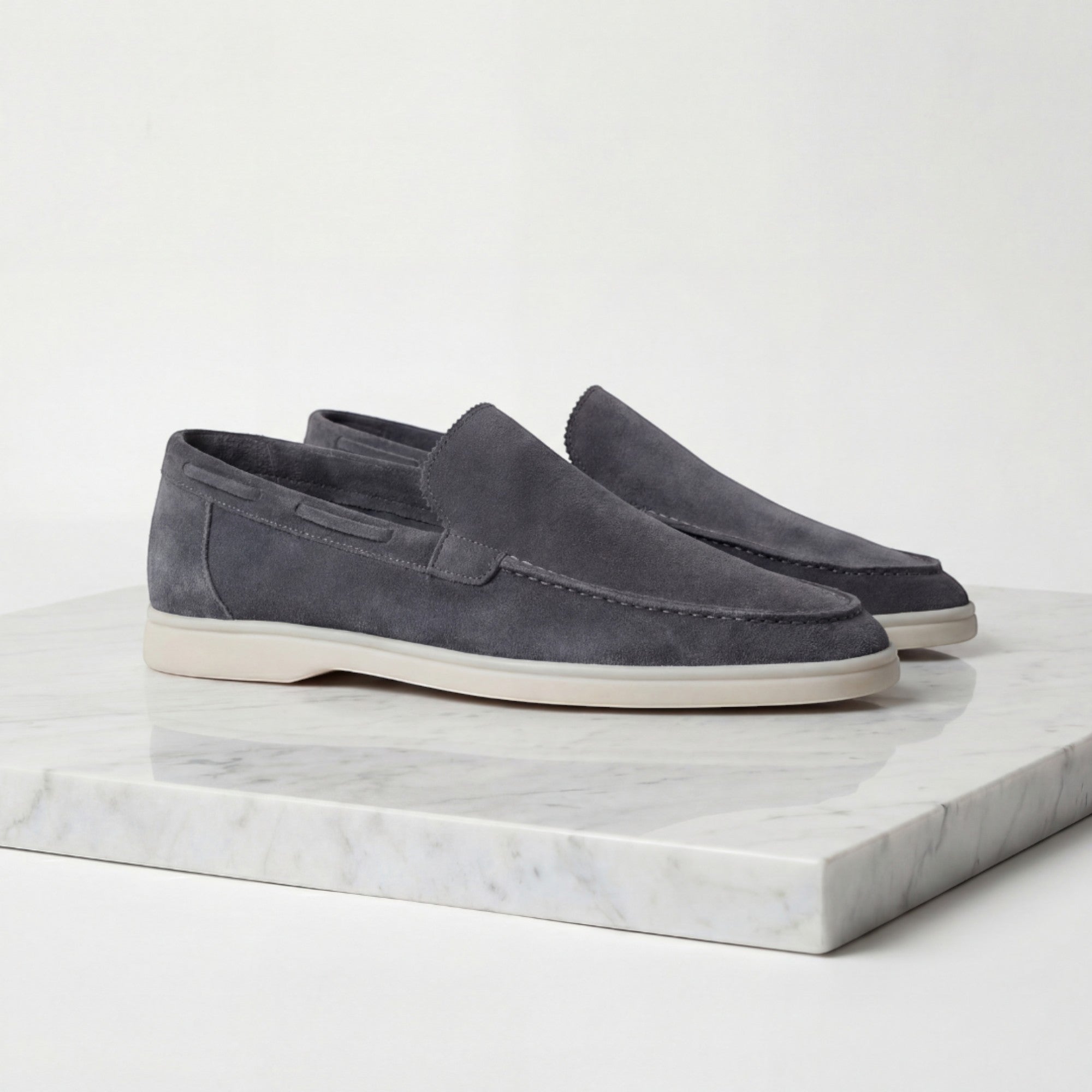 Ellmont London | Men's Comfortable Suede Dress Loafers