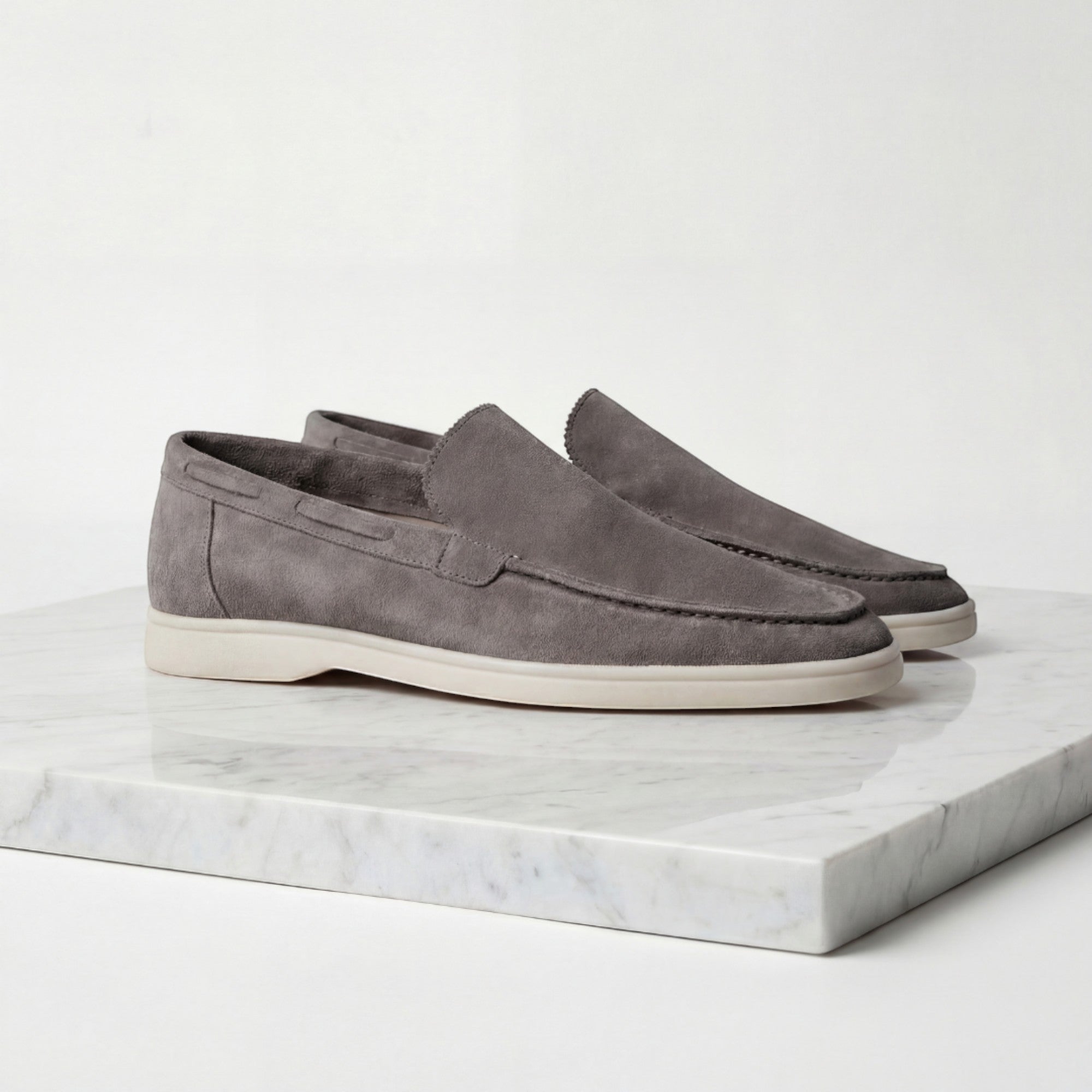 Ellmont London | Men's Comfortable Suede Dress Loafers