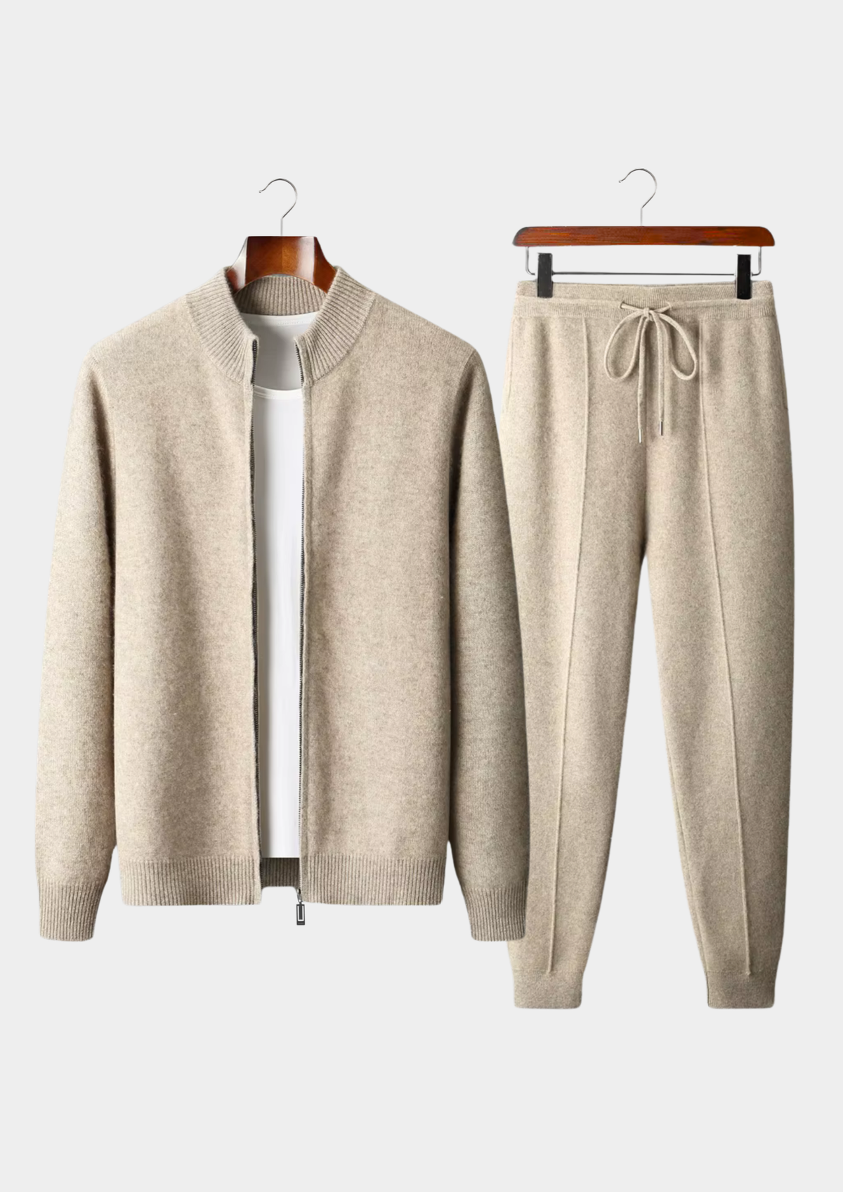 Luzzo Merino Wool Loungewear Co-Ord Set – Extra-Fine
