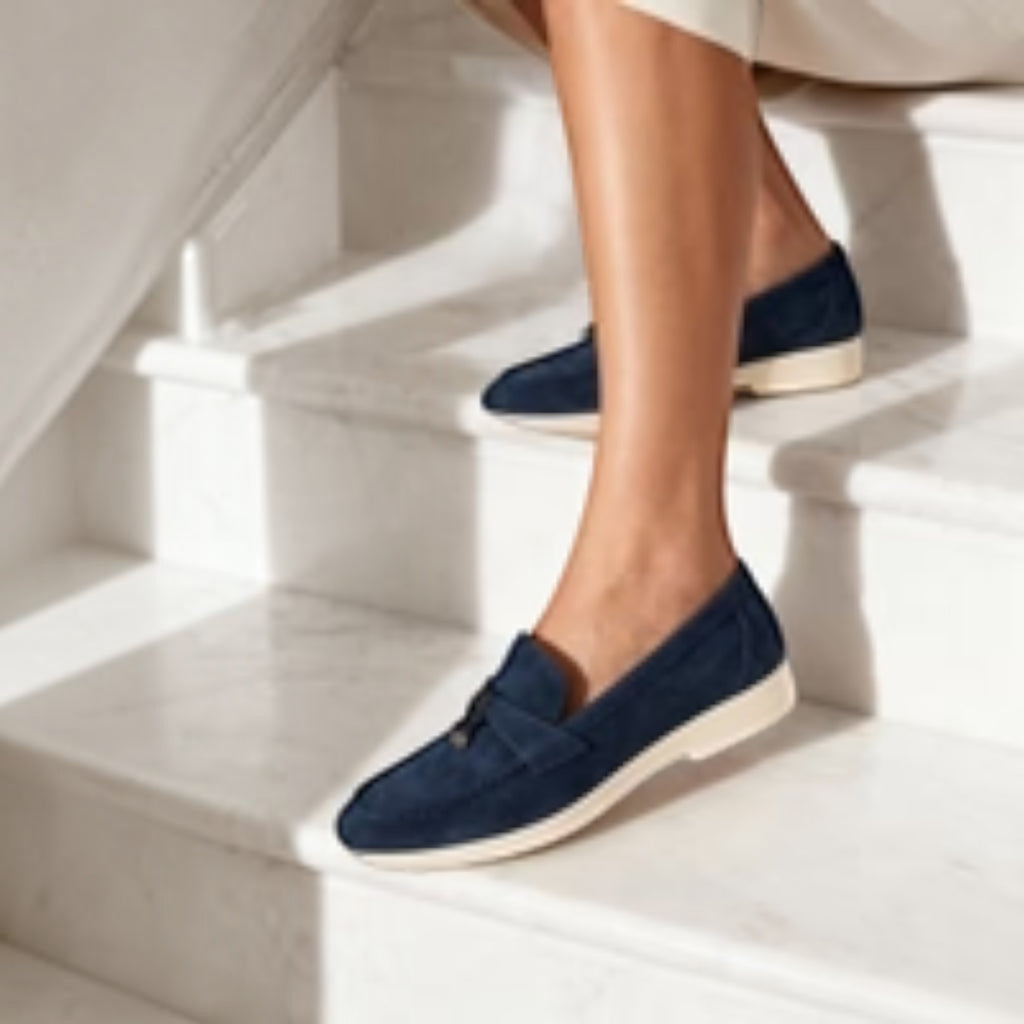 Ellmont London | Women's Comfortable Suede Leather Loafers