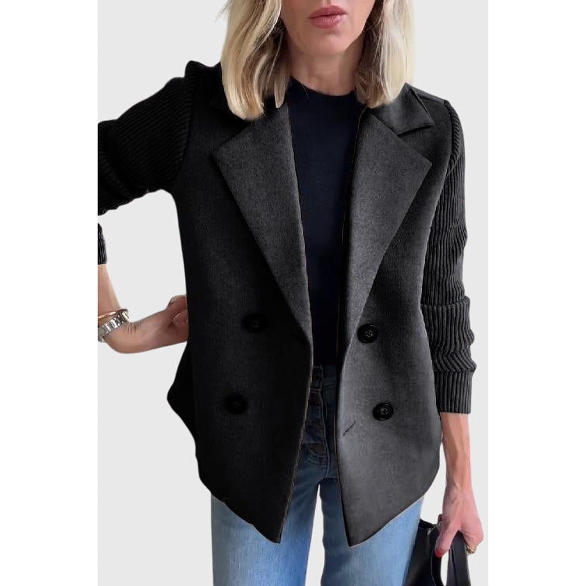 Amara | Melina - Elegant Blazer - Black