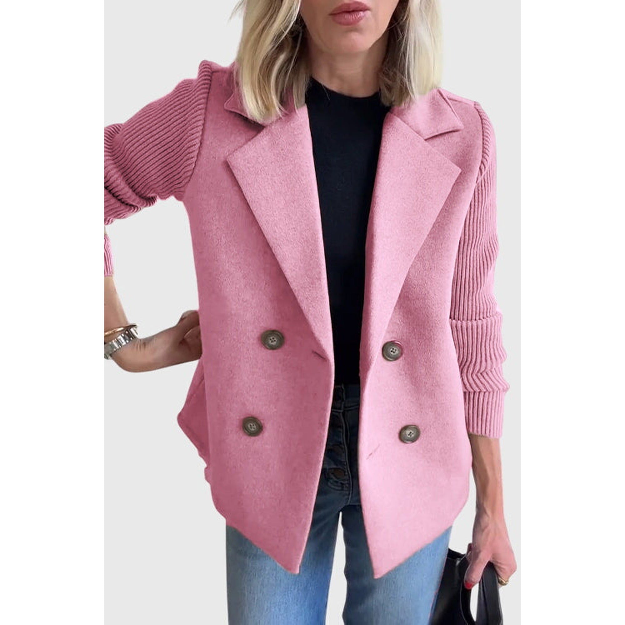 Amara | Melina - Elegant Blazer - Pink