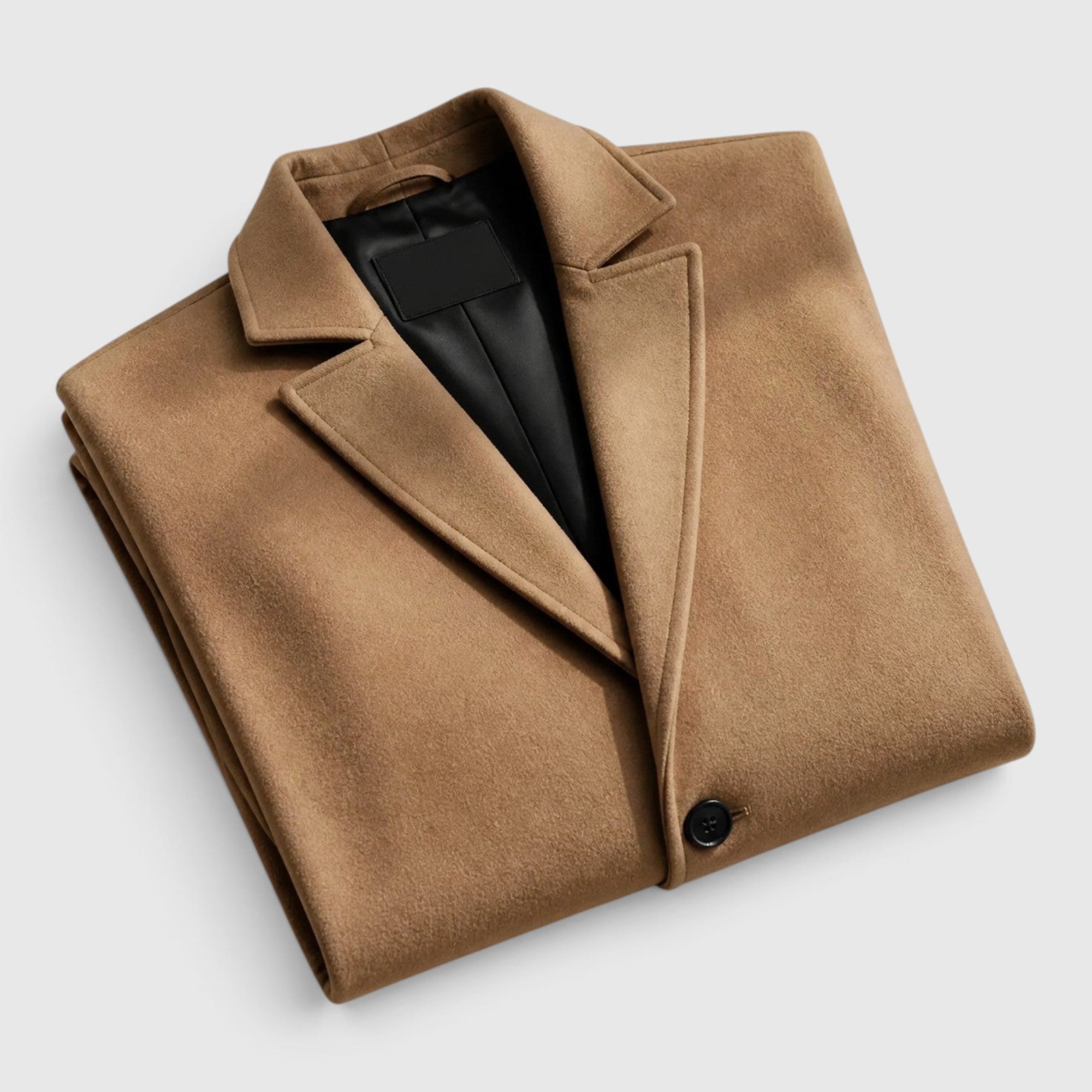 Quentin | Men's Wool Coat Elegant Warm Long Coat for Cold Weather