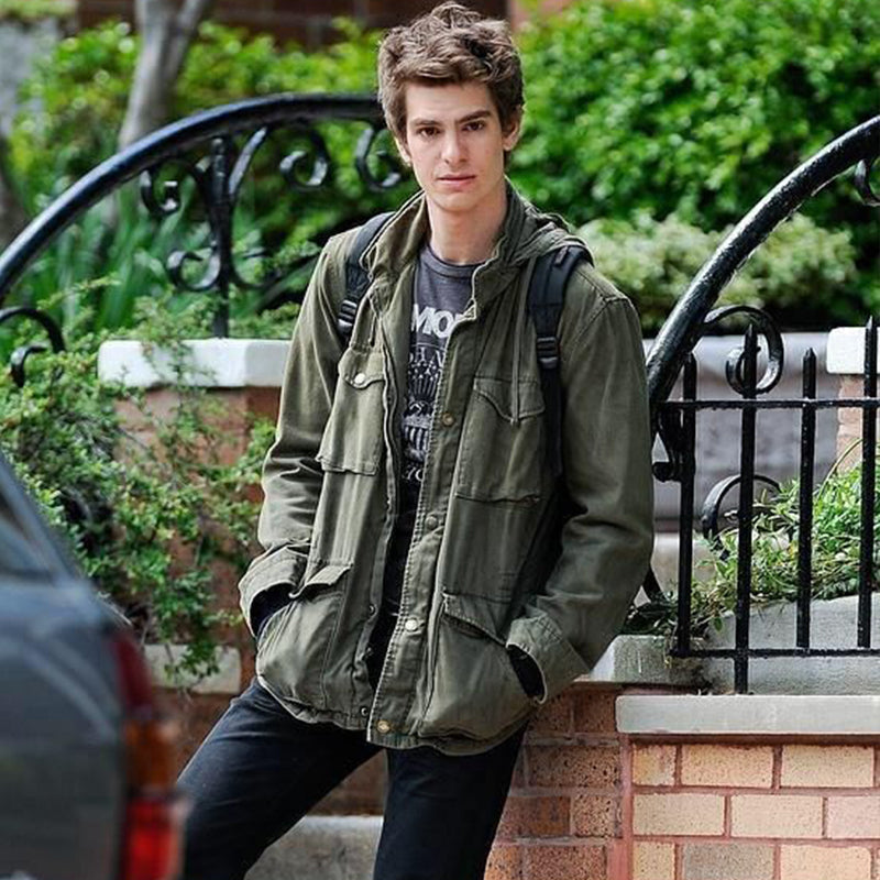 Clara | Men's Vintage Military Jacket with Hidden Hood