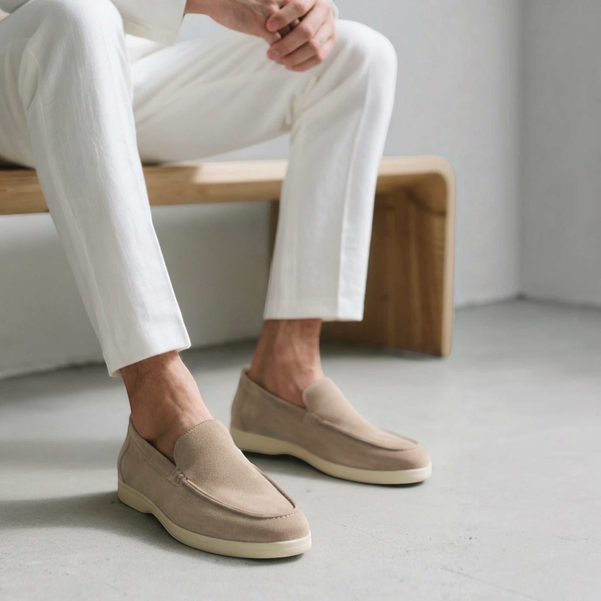 Ellmont London | Men's Classic Suede Loafers Supportive Insole