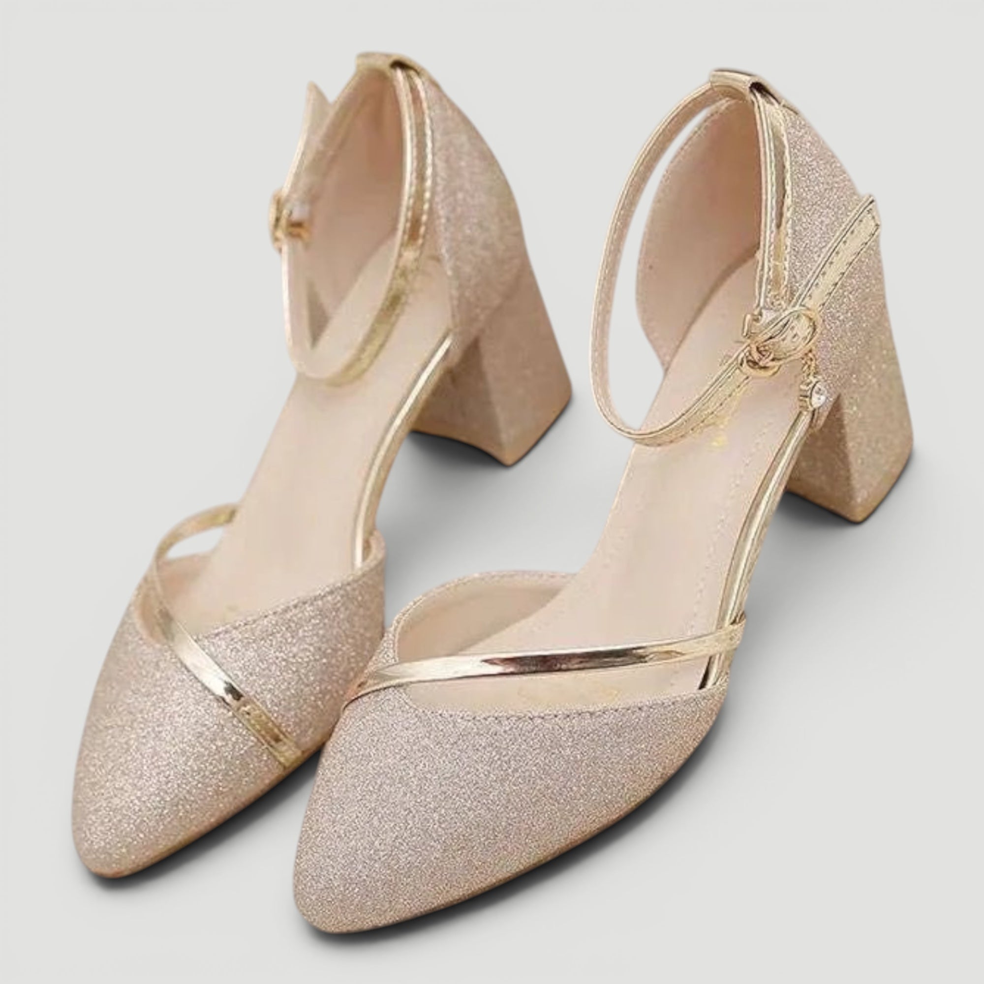 Ellmont London | Women’s Elegant Mary Jane Heel Ankle Strap Pumps