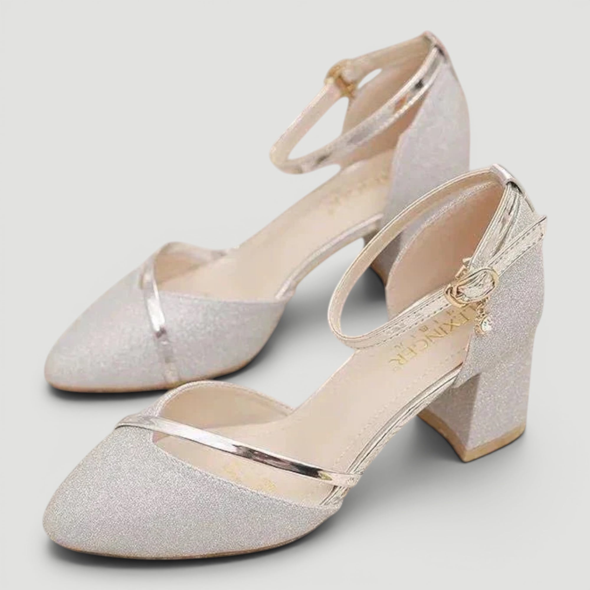 Ellmont London | Women’s Elegant Mary Jane Heel Ankle Strap Pumps