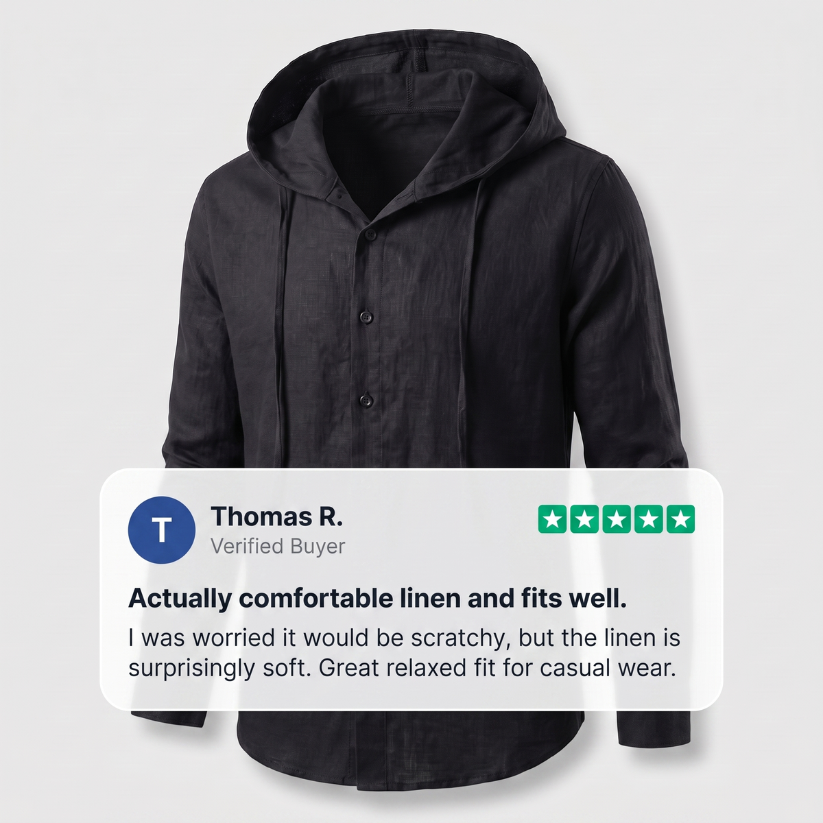 Women's Linen Hoodie