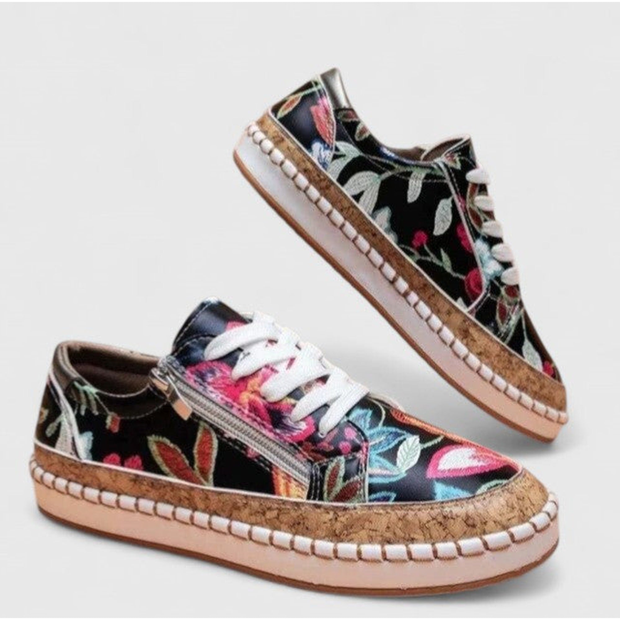 Beatrice | Orthopedic Shoes - Black Exotic