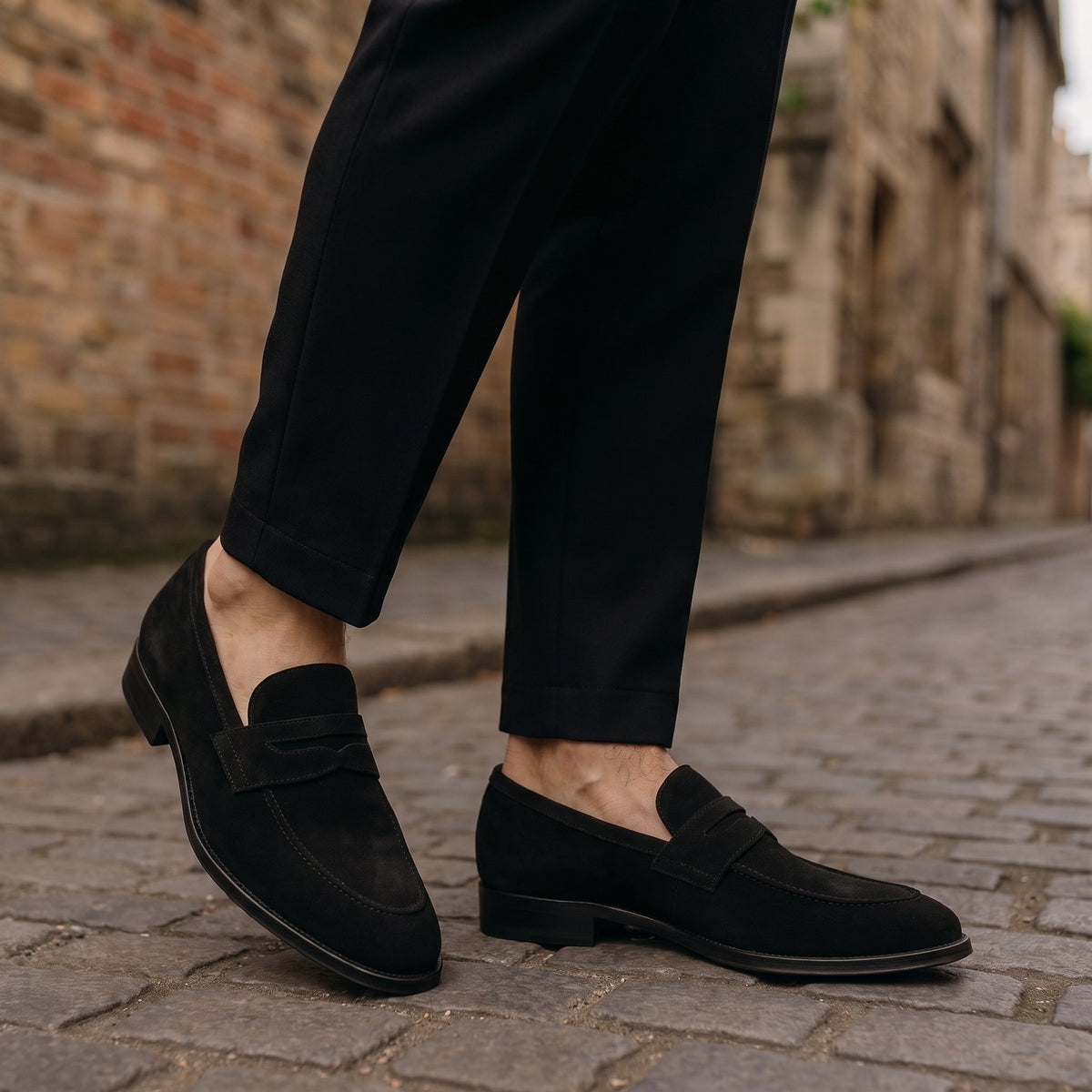 Men's Smart Casual Penny Loafers – Round Toe