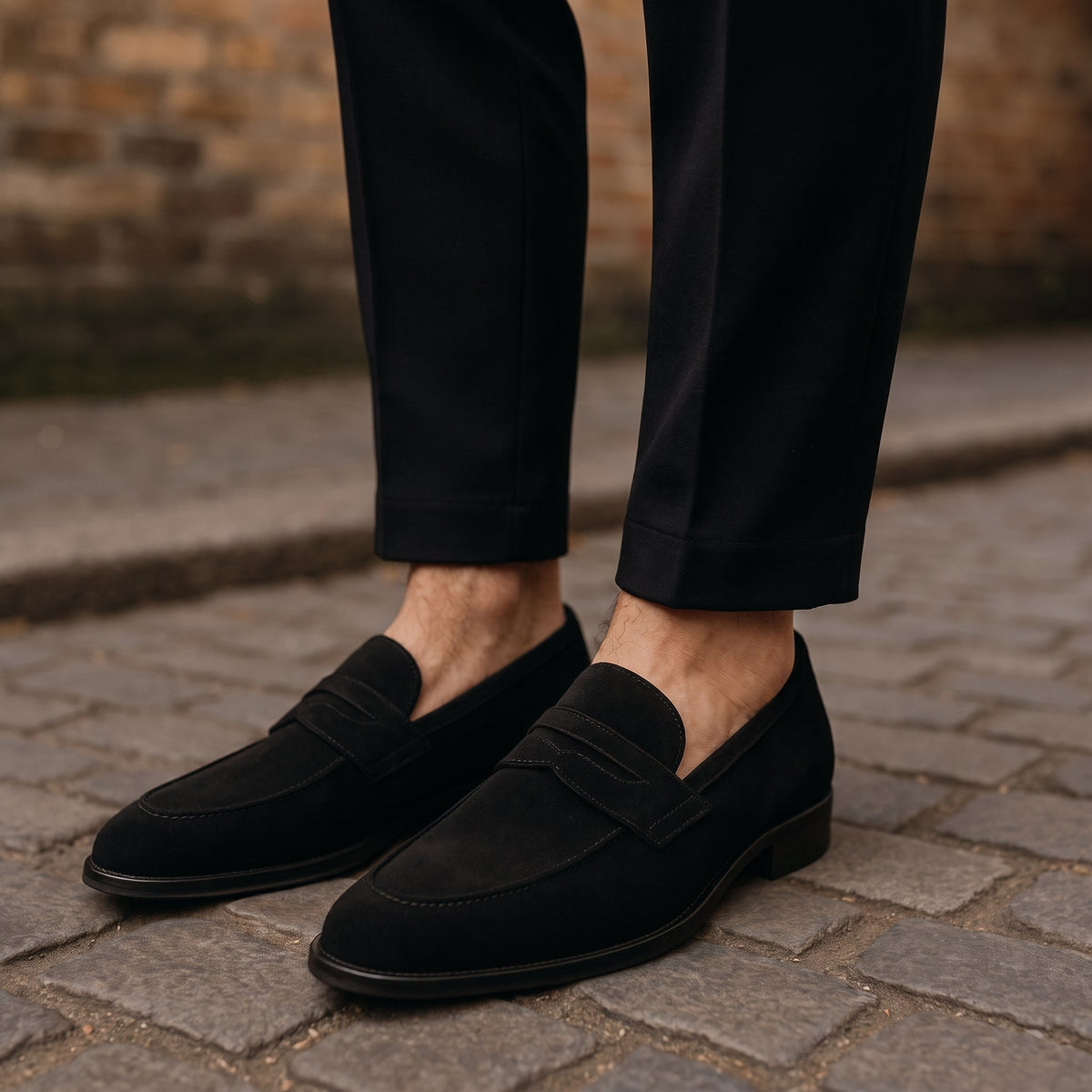 Men's Smart Casual Penny Loafers – Round Toe