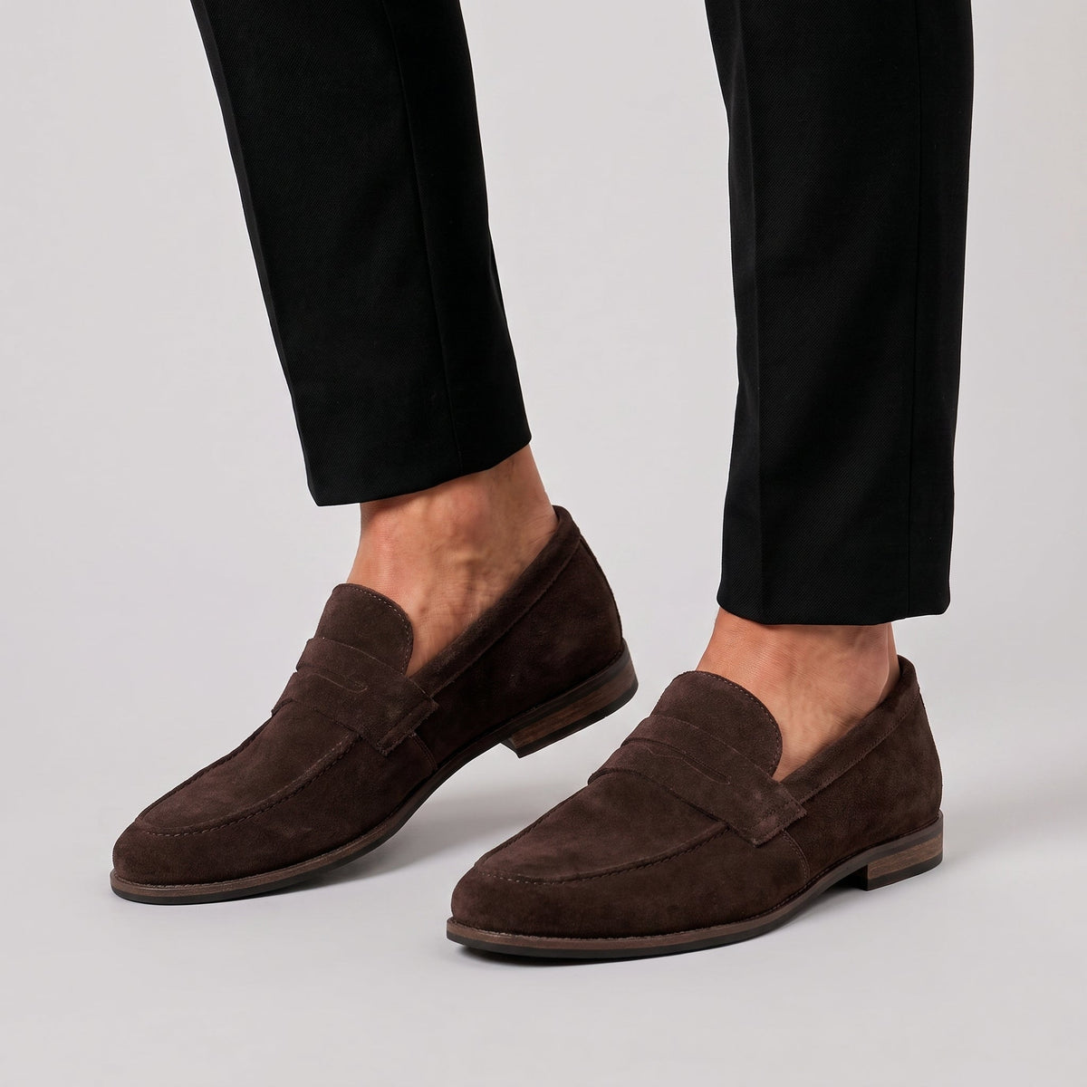 Men's Smart Casual Penny Loafers – Round Toe