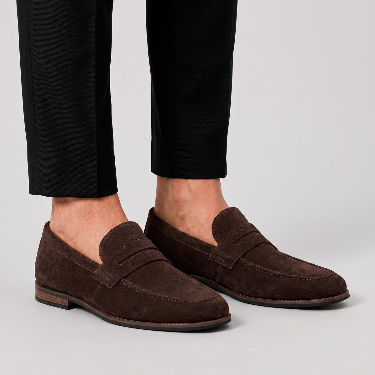 Men's Smart Casual Penny Loafers – Round Toe