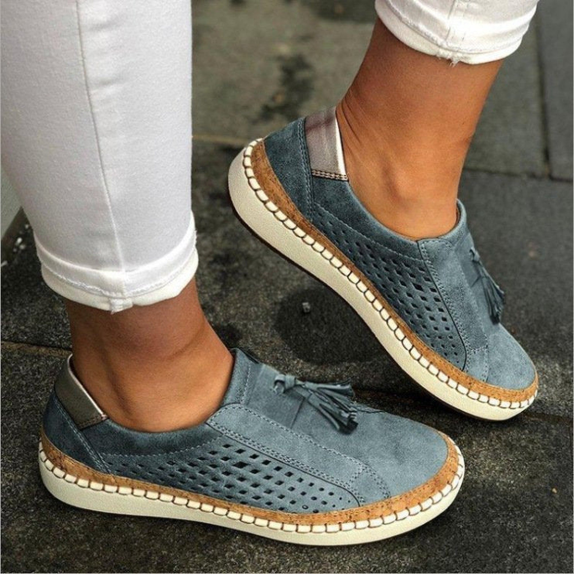 Amelia | Slippers for Women - Blue