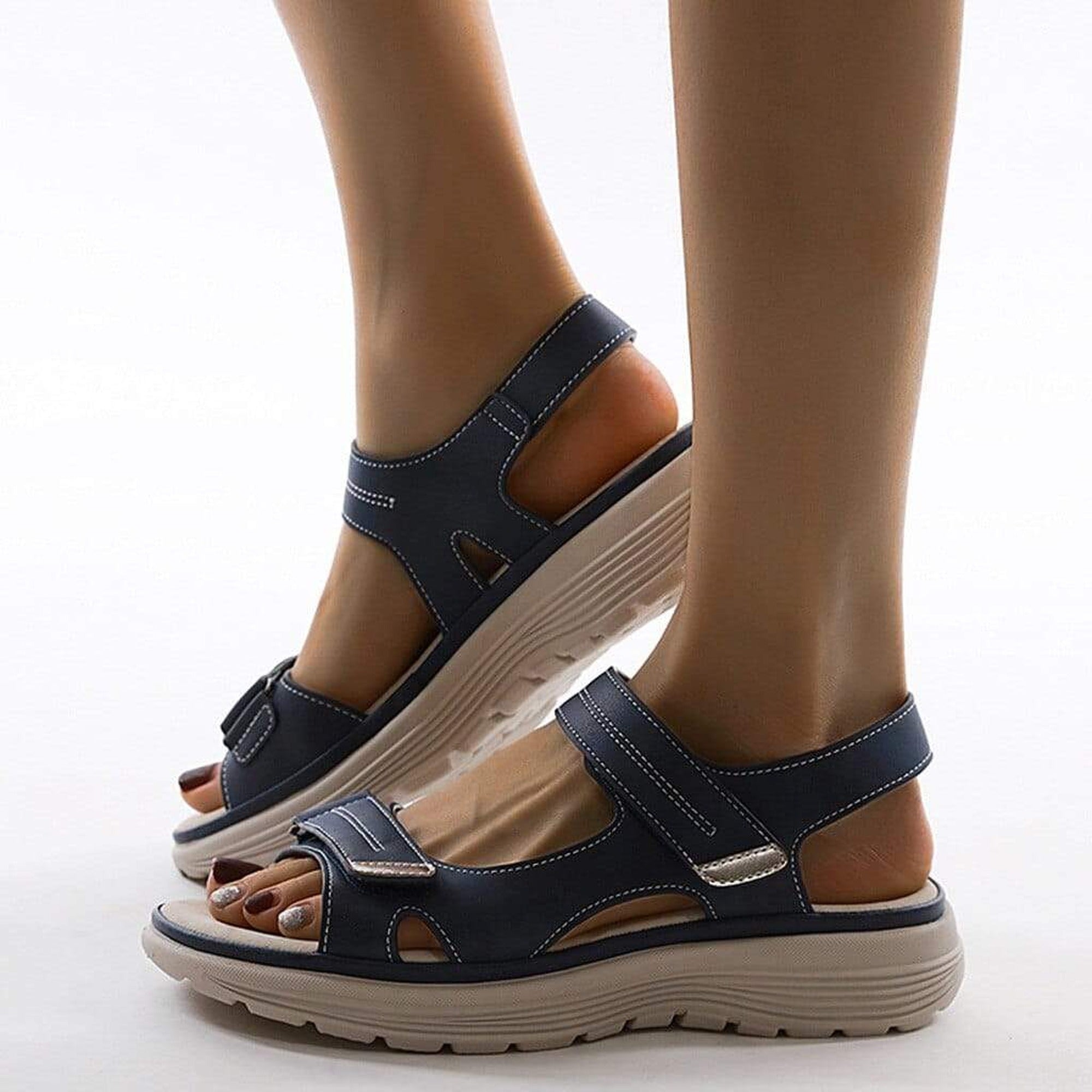 Sofia | Walking Sandals with Arch Support - Blue