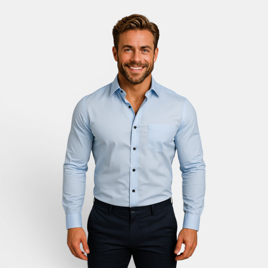 Ellmont London | Men's Structured Fit Office & Formal Button-Up Shirt