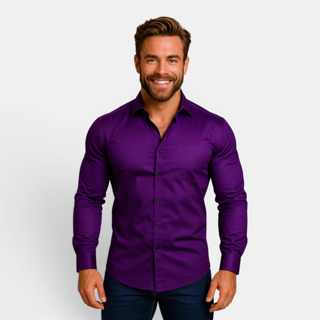 Ellmont London | Men's Structured Fit Office & Formal Button-Up Shirt