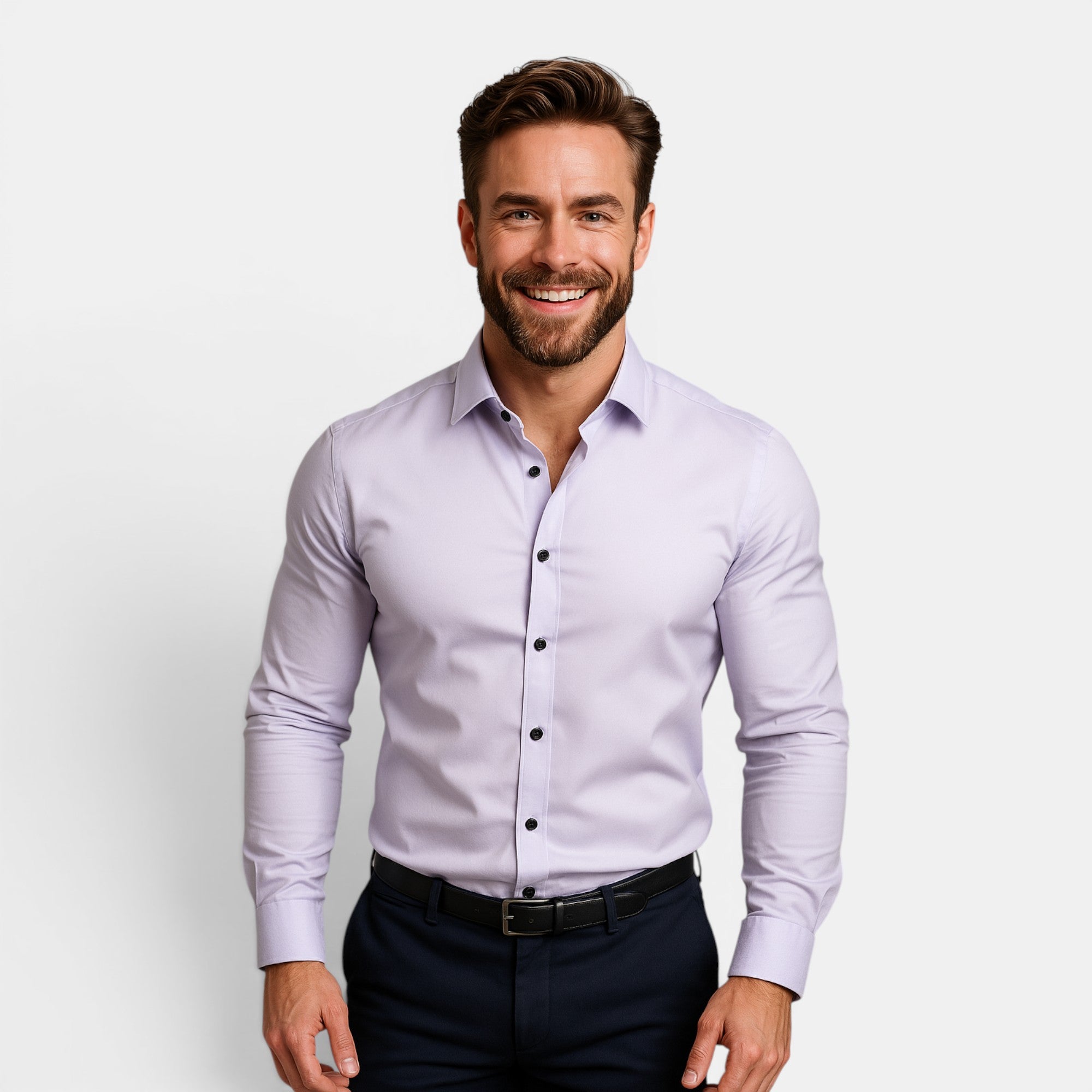 Ellmont London | Men's Structured Fit Office & Formal Button-Up Shirt