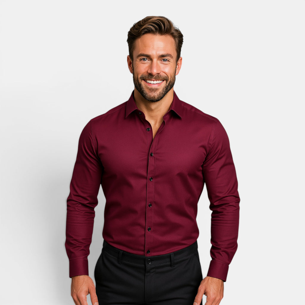 Ellmont London | Men's Structured Fit Office & Formal Button-Up Shirt