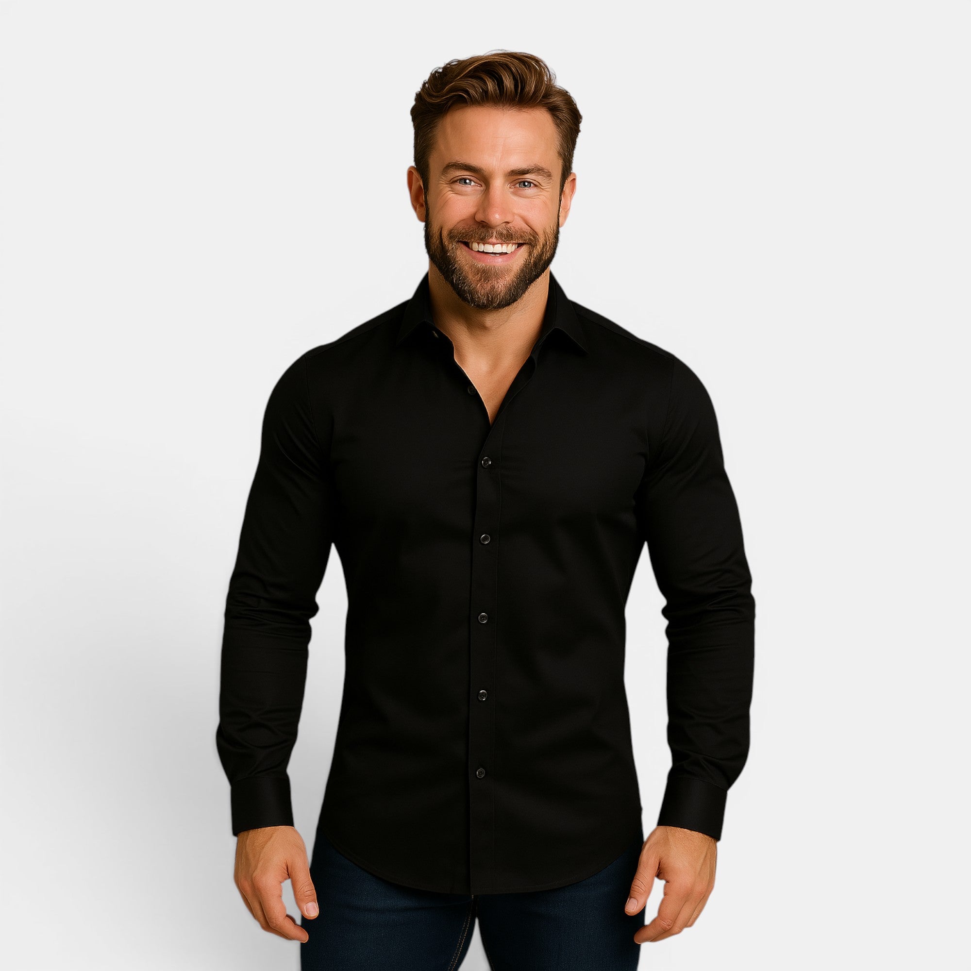 Ellmont London | Men's Structured Fit Office & Formal Button-Up Shirt