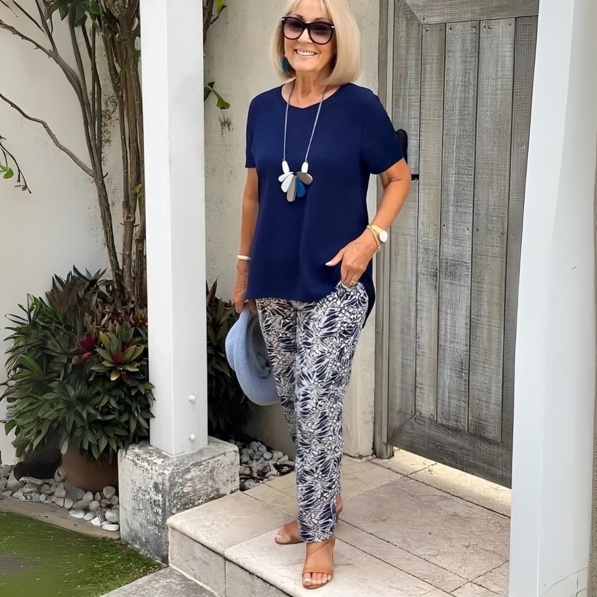 Paige | Chic Elegant Set - Dark Blue