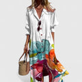 Sofia | Elegant Boho Dress - White