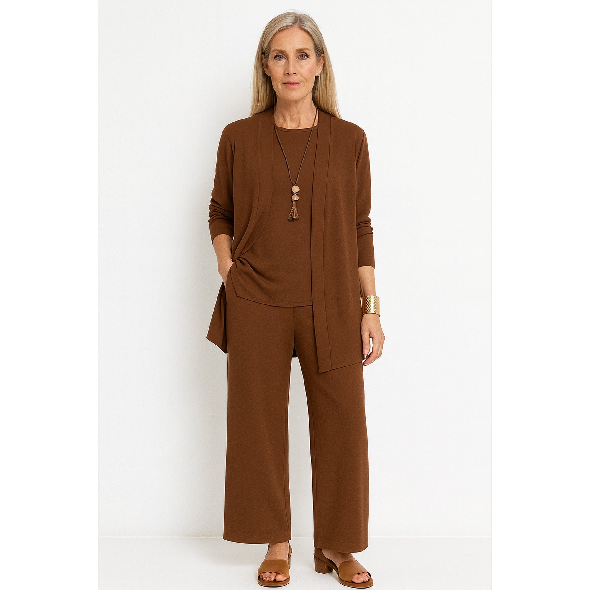 Jane | Elegant 3-Piece Set - Brown