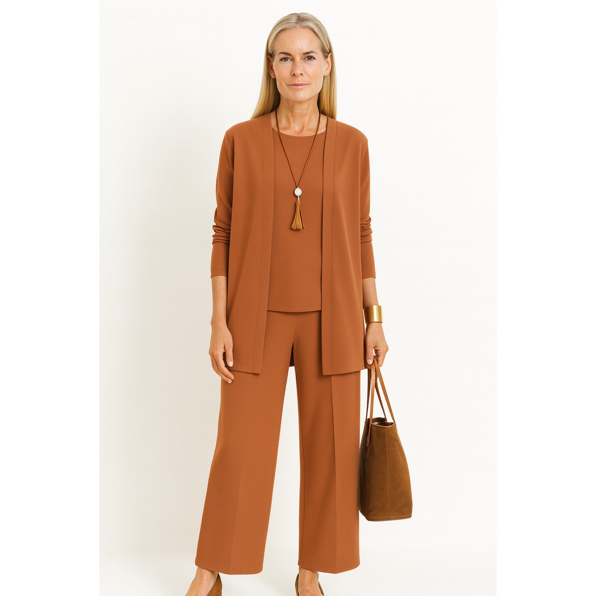Jane | Elegant 3-Piece Set - Light Brown