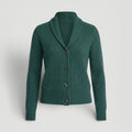 Ellmont London | Women’s Casual Button Soft Knit  Cardigan with Lapel Neck