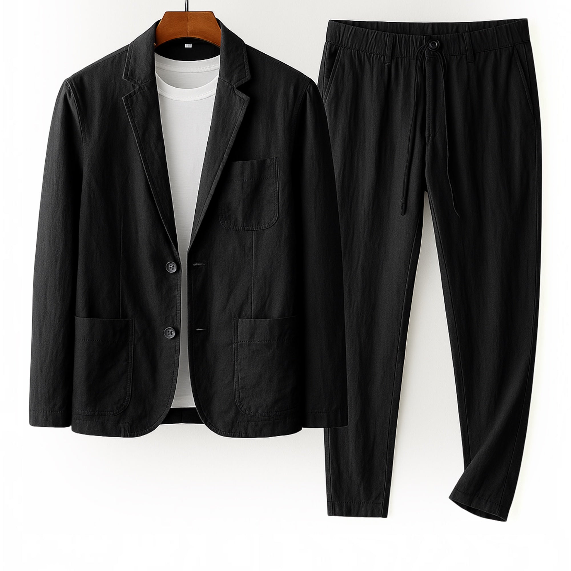 Ellmont London | Men's Lightweight Linen Blend Suit Comfortable Fit