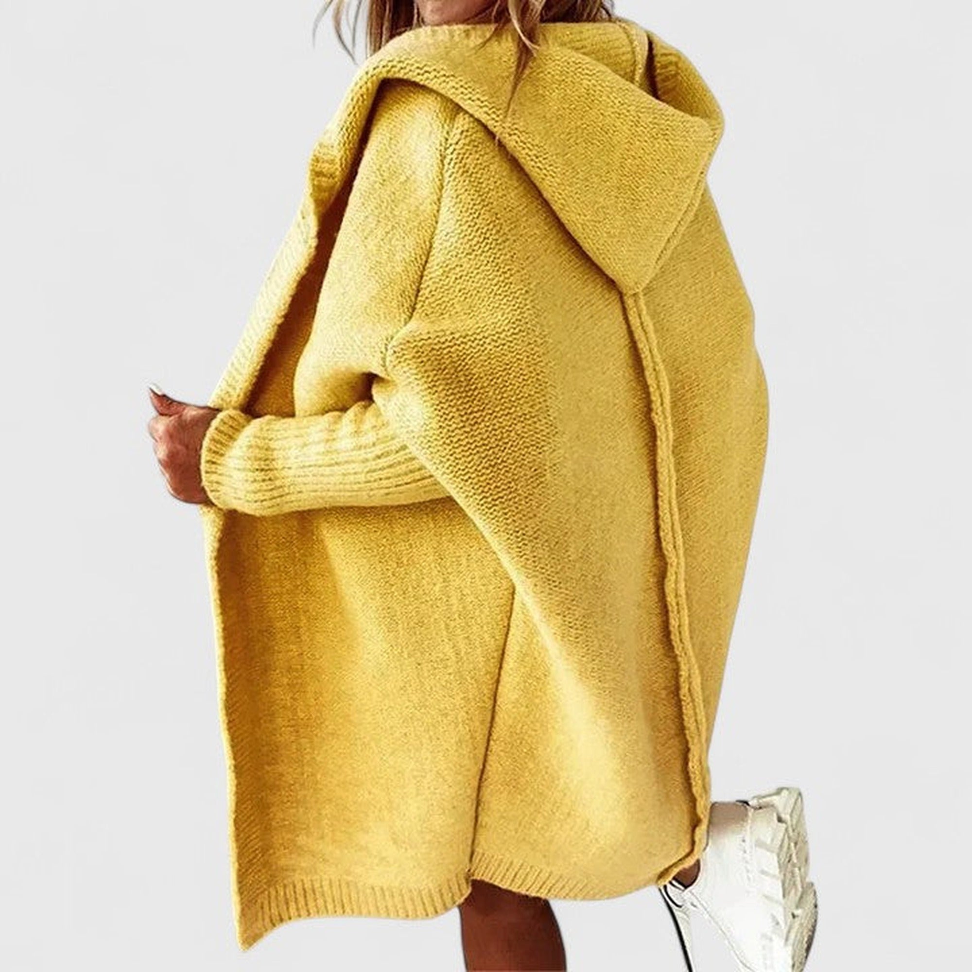 Sofia | Comfortable Cardigan - Yellow