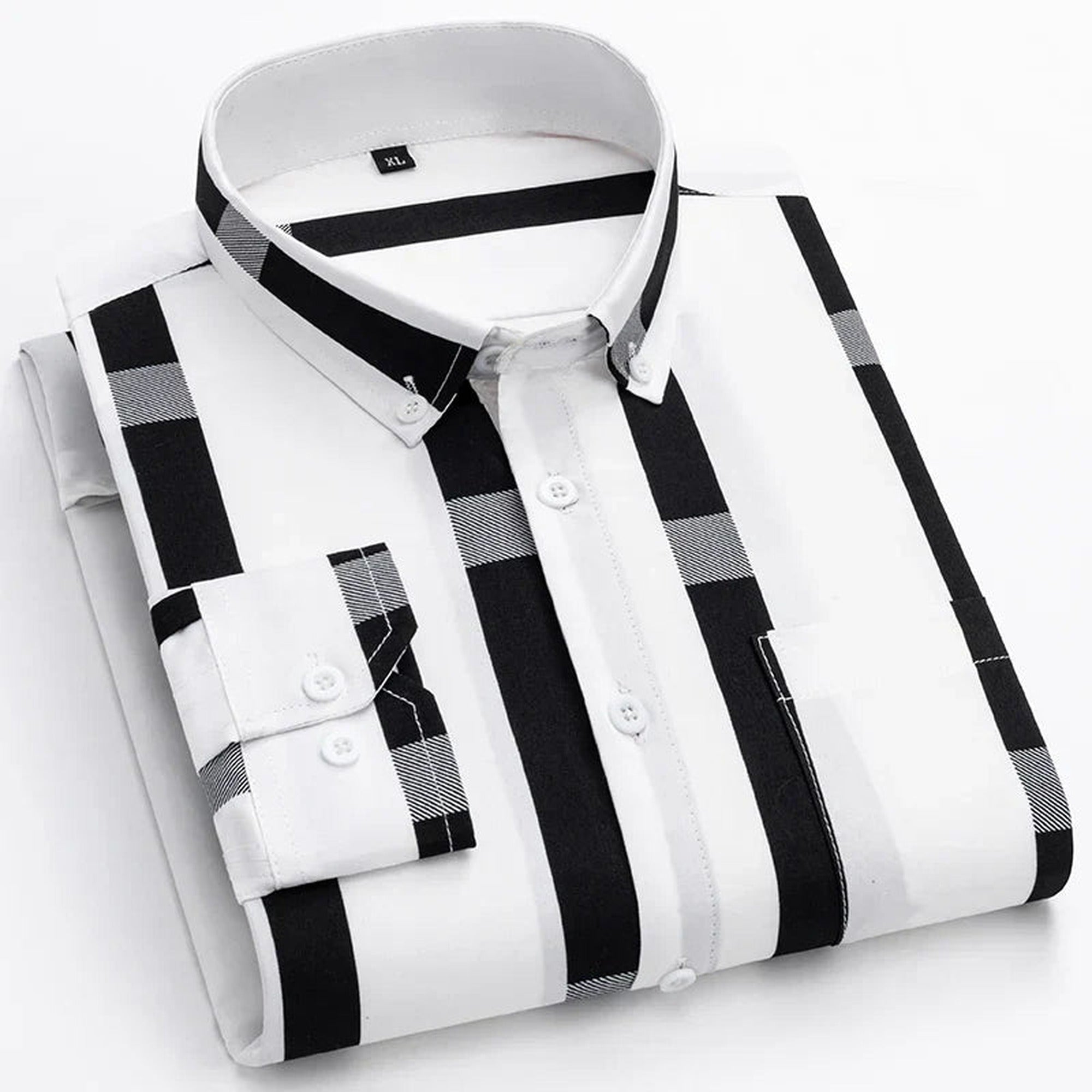 Zachary | Stylish Cotton Shirt - White