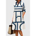 Wanda | Elegant Midi Dress - White