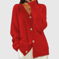 Kayla | Comfortable Cardigan - Red