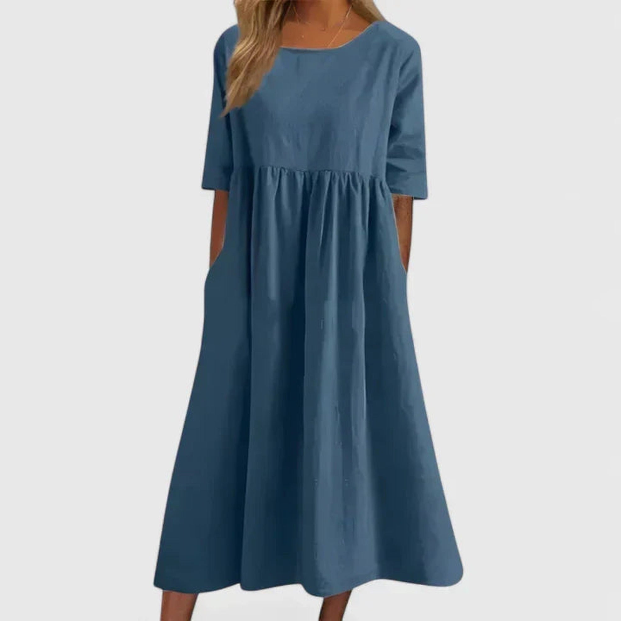Susanna | Comfortable Dress - Blue