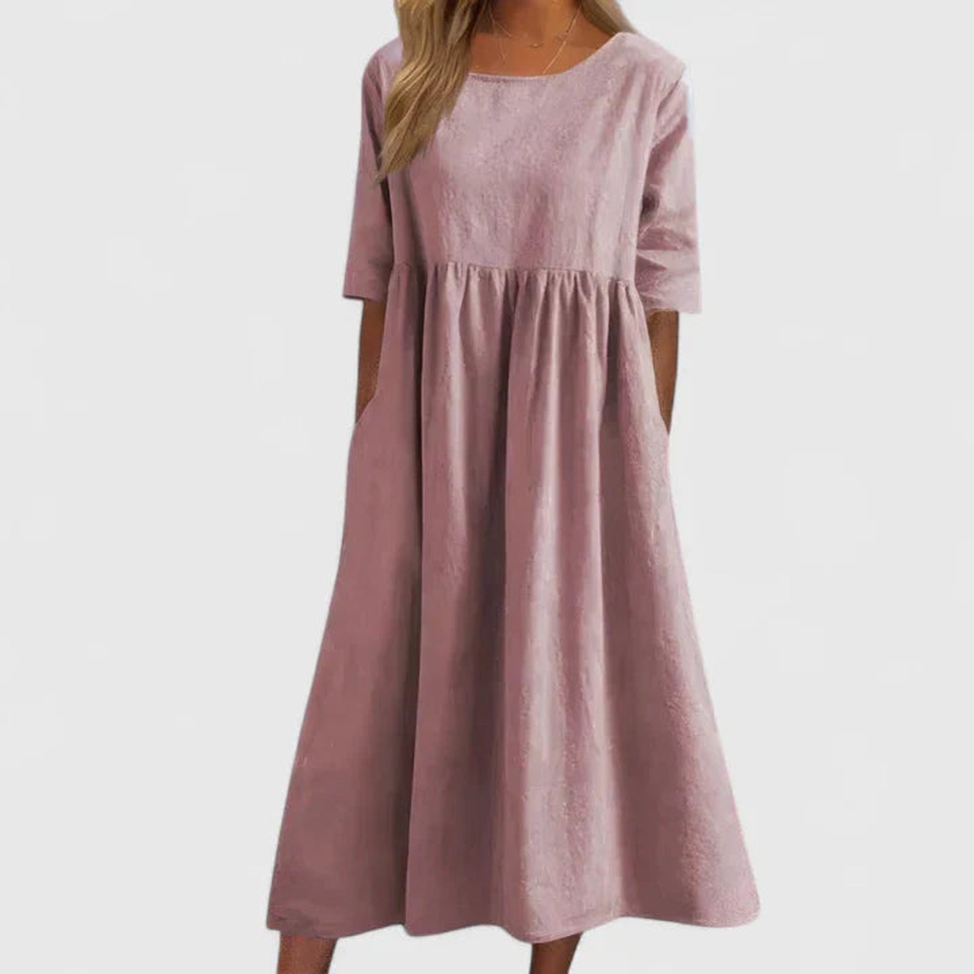 Susanna | Comfortable Dress - Pink