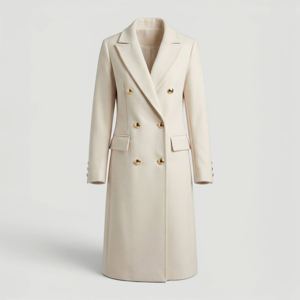 Ellmont London | Women’s Minimalist Double-Breasted Jacket Everyday Wear