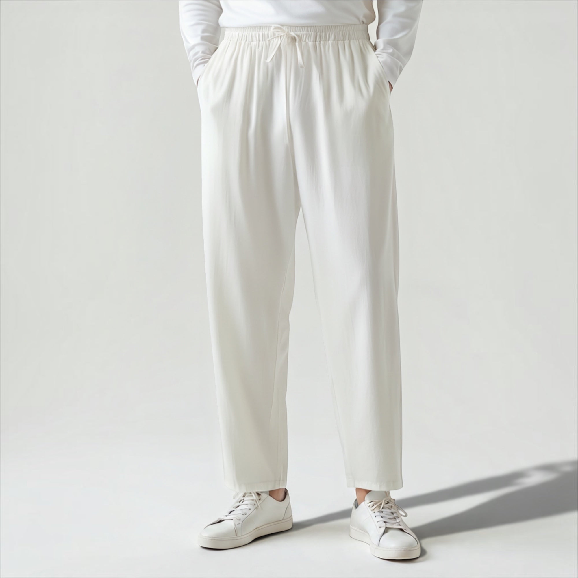 Ellmont London | Men's Linen Trousers Breathable Summer Wear